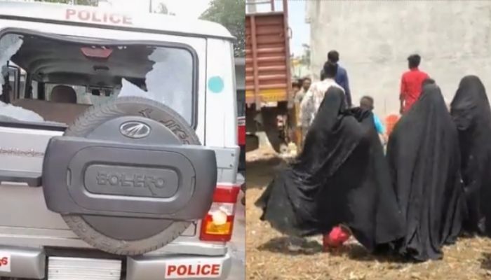 Karnataka: Mob pelts stones at cops, try to thwart police action against illegal cattle slaughterhouses, read details