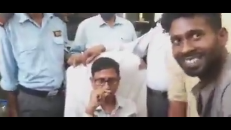 Watch: Ex-TMC student leader heckles and harasses Vice-Chancellor of Aliah University, arrested after video goes viral