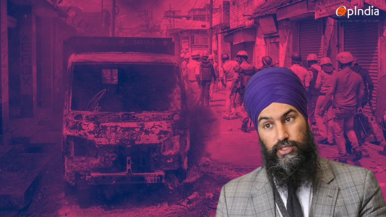 Here is how pro-Khalistani Canadian MP Jagmeet Singh is whitewashing attacks committed by Muslim mobs against Hindus during Ram Navami