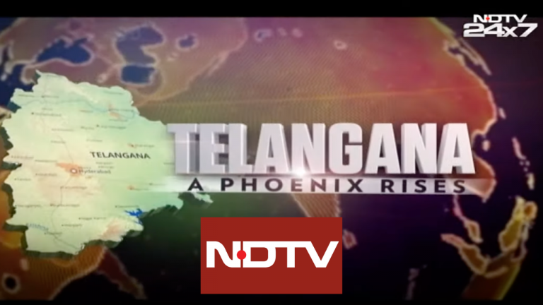 NDTV broadcasts Telangana government’s paid propaganda as news, violates media ethics again