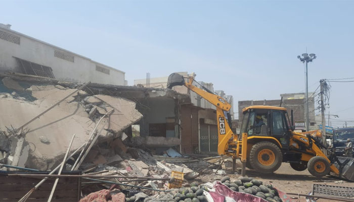 Madhya Pradesh: A day after Khargone violence, bulldozer rolls over houses of stone pelters