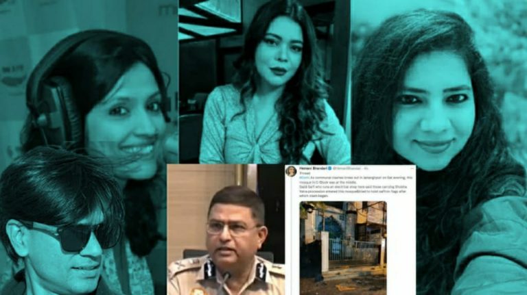 Delhi police say no attempts were made to hoist saffron flag at Jahangirpuri mosque, whitewashing by ‘Liberals’, including Altnews co-founder, falls flat