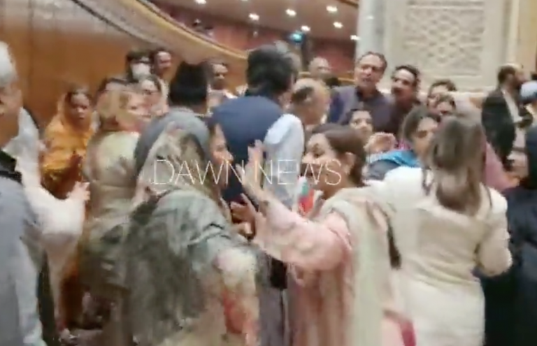 Pakistan: Punjab Assembly members engage in hand to hand combat on first day of Ramzan