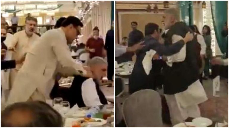 ‘P*ncho’: PPP supporters get into hand to hand combat with elderly PTI workers, hurl abuses at Iftar event in Islamabad, videos viral