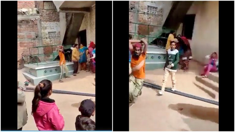 Uttar Pradesh: Viral video shows Mirzapur man Abdul and his family attack neighbours with rods and sticks for littering outside their house, details