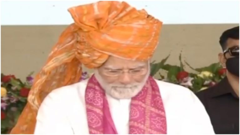 Watch: PM Modi gets emotional as women of Banaskantha bless him for delivering Narmada Canal project