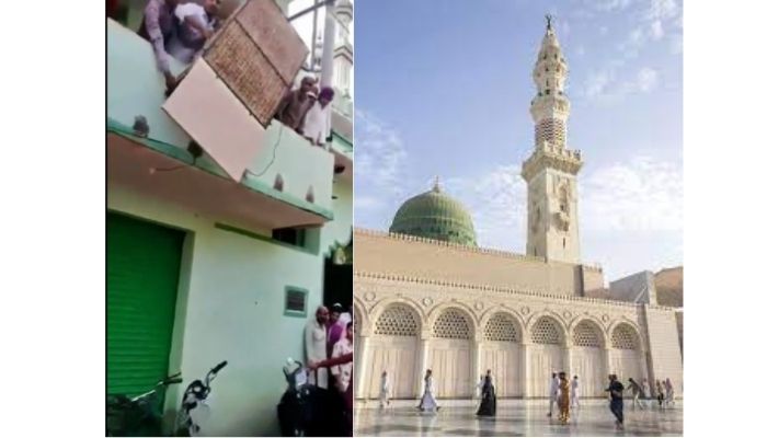 Telangana:  Muslim mob throw out coolers donated to a mosque by BJP’s minority leader, dumps in front of his house