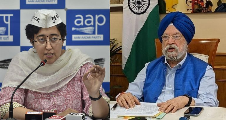 Hardeep Singh Puri refutes AAP leader Atishi’s claim that central govt is bulldozing temples, asks to educate herself as the Religious Committee works under Delhi govt