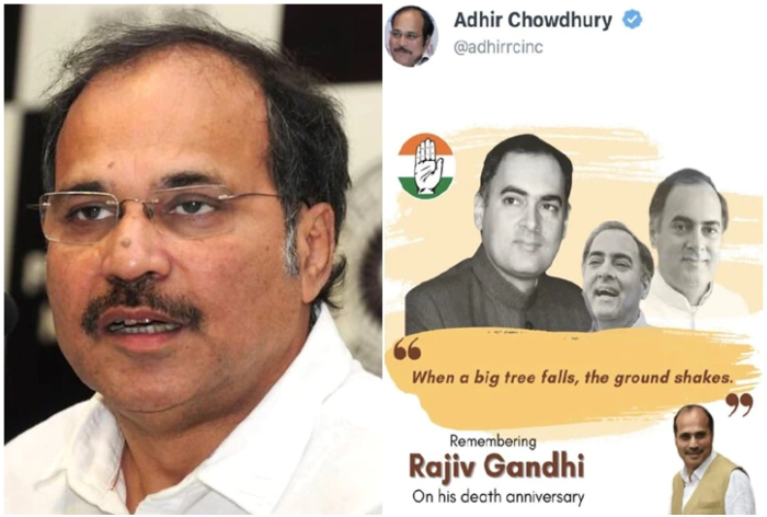 Adhir Ranjan Chowdhury claims his Twitter account was hacked to share Rajiv Gandhi’s words, files Police complaint