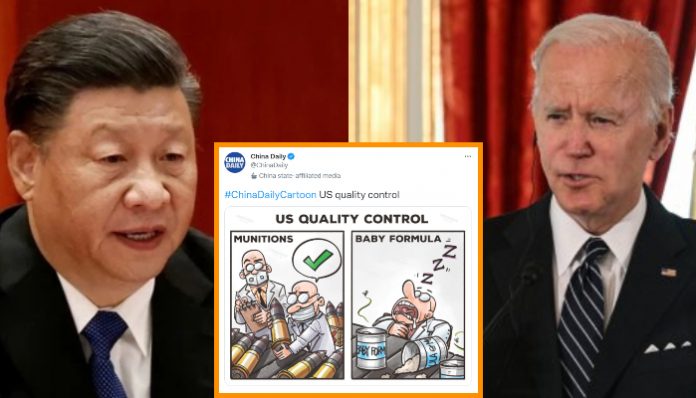Chinese state media mocks US over baby food formula quality control