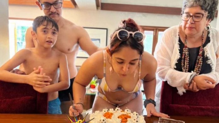 Ira Khan Aamir Khan birthday celebration in Bikini