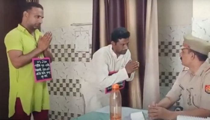 History sheeters Naeem and Naseem surrender before police at Shahpur, Uttar Pradesh