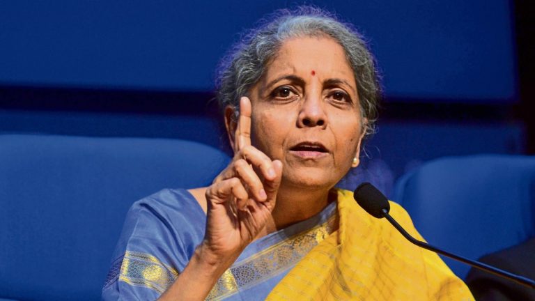 Finance Minister Nirmala Sitharaman clarifies that only the center will bear the burden of excise duty reduction on fuel, hits out at the opposition’s false claims