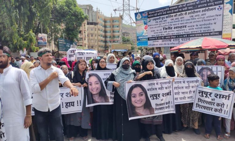 Maharashtra: NCP workers join Islamists to outrage against BJP’s Nupur Sharma, demand her arrest over remarks on Prophet Muhammad