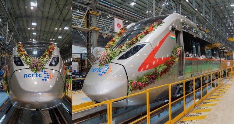 First trainset for Delhi – Meerut Regional Rapid Transit System handed over by Alstom from its Gujarat factory