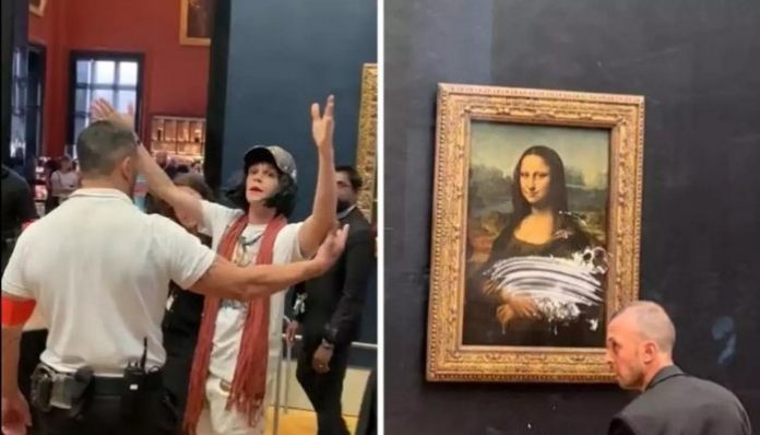 Mona Lisa painting attacked inside Louvre in Paris