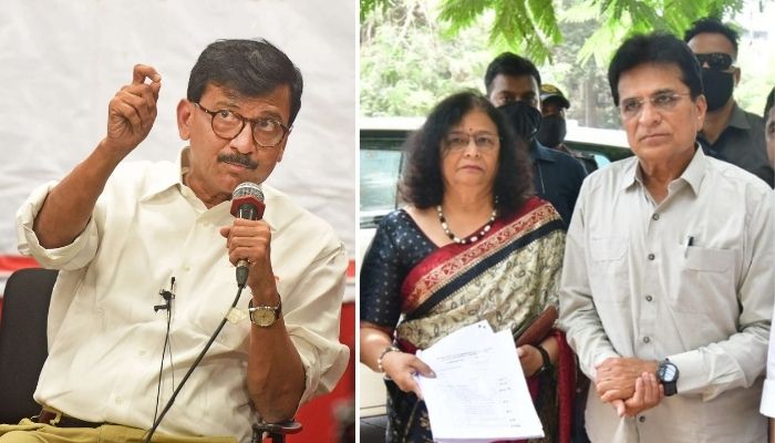 BJP leader Kirit Somaiya’s wife Medha Somaiya files Rs 100-crore defamation suit against Sanjay Raut over his allegations of ‘Rs 100 crore Toilet Scam’