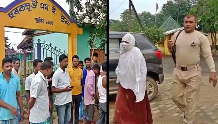 Assam: School headmistress arrested for serving beef to staff members during annual Gunotsav evaluation of the school