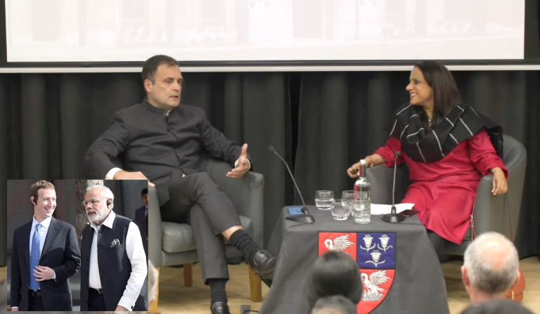 ‘They meet only PM’: Rahul Gandhi alleges social media companies are not neutral, claims Facebook supports BJP