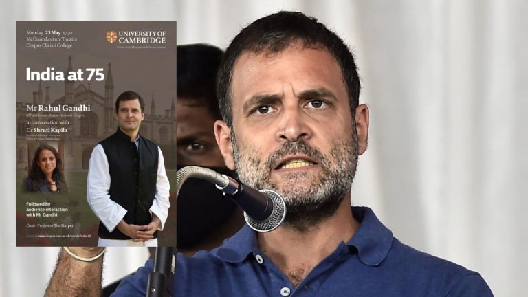 Reality of Rahul Gandhi at ‘Cambridge University event’: Organisers, partner outfit stuffed with Congress leaders, Oxfam and Amnesty connections
