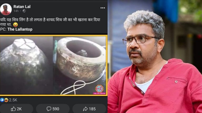 DU professor booked for making derogatory comments on Shivling found inside Gyanvapi disputed structure, seeks AK-56 rifles after mocking Hindus
