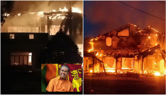 Sri Lanka: MP killed, houses of ministers set on fire by protestors