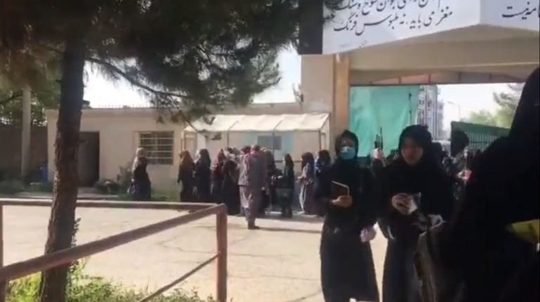 “Coloured scarves not allowed”: Taliban issues new dictate in Afghanistan, prevents burqa-clad female students from entering university for wearing coloured hijabs