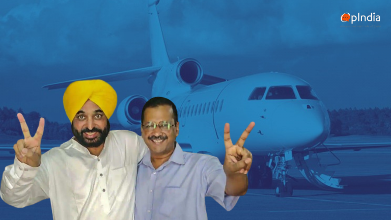 Punjab govt spent Rs 45 lakh on a chartered flight for Bhagwant Mann and Arvind Kejriwal’s trip to Gujarat to launch political campaign