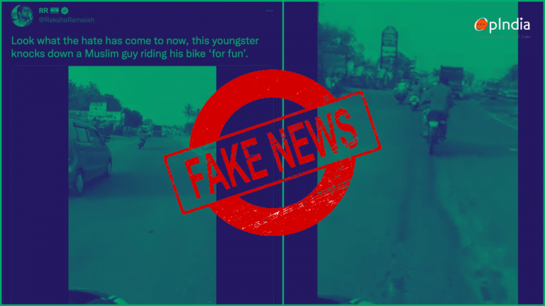 Congress leader, journalists and trolls share misleading videos to claim that Muslim man was knocked down on road due to his religion