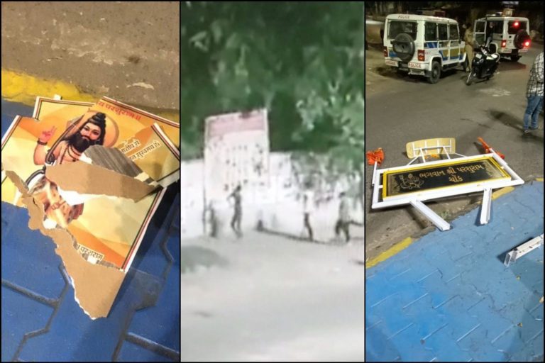 Gujarat: Banners of Lord Parshuram torn in Ahmedabad ahead of Maha Aarti, four including minor arrested