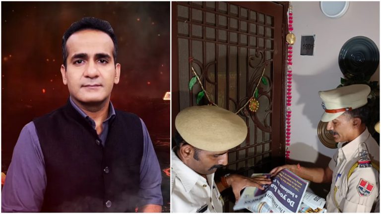 Rajasthan police reach News18 editor Aman Chopra’s residence despite Rajasthan HC order not to take coercive action, UP police escort them away
