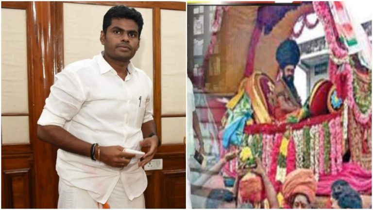 Tamil Nadu: BJP leader Annamalai challenges DMK govt over ban on ‘Pattina Pravesam’ of Dharmapuram Adheenam