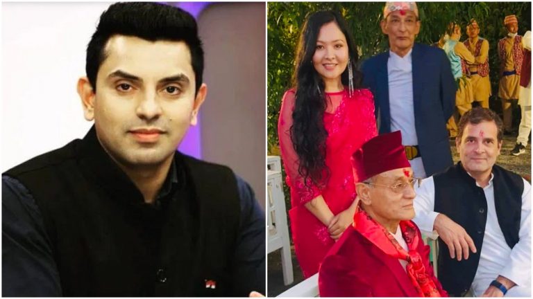 Robert Vadra’s brother in law Tehseen Poonawalla lies about the woman who was partying with Rahul Gandhi in a pub in Nepal