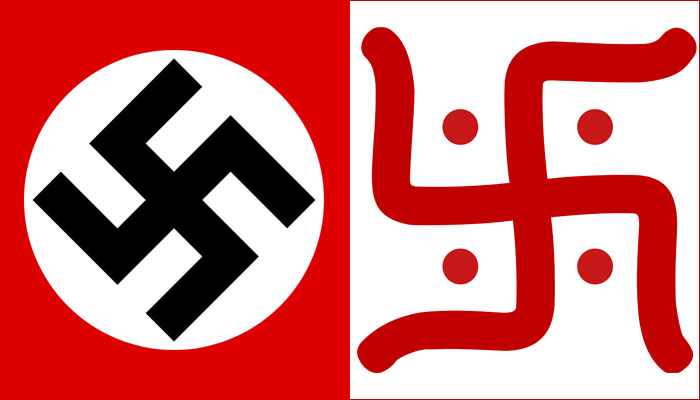 California recognises the difference between peaceful Hindu Swastika and Nazi Hakenkreuz
