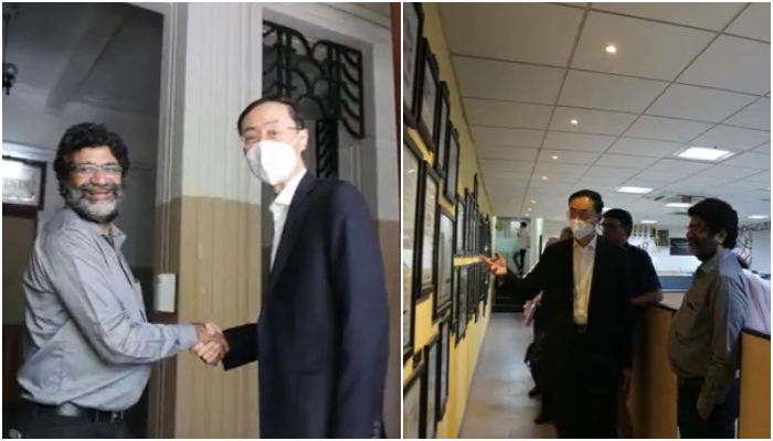 Chinese Ambassador Sun Weidong visits ‘The Hindu’ office in Chennai: Here is how the Left-wing outlet has been furthering the Chinese Communist propaganda
