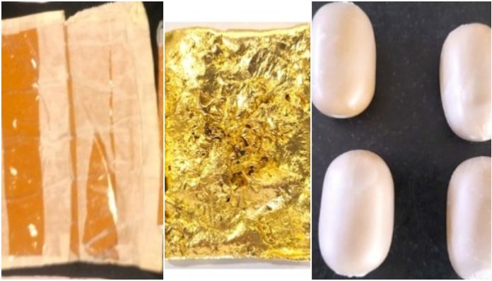 Zeenat Banu and Muhammad Iqbal arrested at Mangaluru International Airport for smuggling gold from Dubai