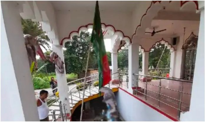 Islamists attack Lakshmi Narayan temple in Araria, vandalise 'Sheshnag' idol and foist Islamic flag