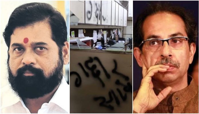 Sec 144 imposed in Eknath Shinde's stronghold Thane after Shiv Sena workers vandalise offices of other rebel leaders
