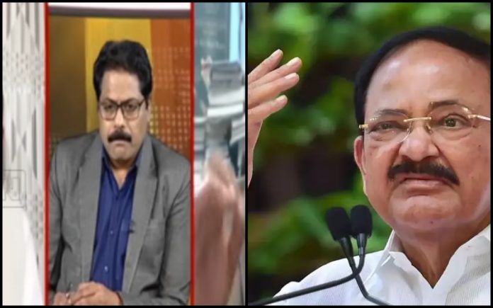 Venkaiah Naidu not being nominated as President becomes excuse for Telugu channel to ask for secession of South India: Delusions, lies, desh-droh