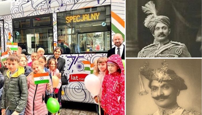 Poland: Tram in Wrocław city named after the Maharaja Digvijaysinghji Jadeja and Chhatrapati Shahaji – II, who sheltered Polish children during WW-II