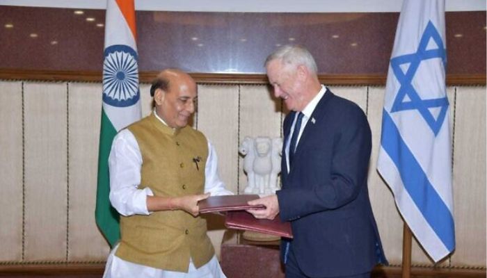 India and Israel adopt vision statement to counter cross-border terrorism and boost Defence Cooperation during Israeli Defence Minister’s India visit