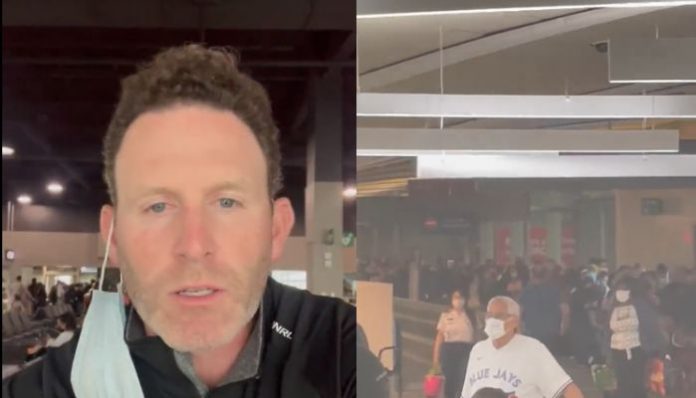 Ryan Whitney at Toronto Airport