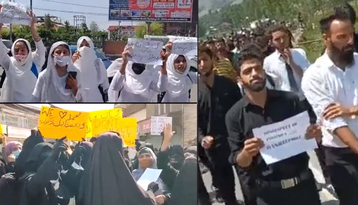 ‘We want Nupur Sharma beheaded’: Muslim women, students in Kashmir take out protests demanding death for comments on Prophet Muhammad