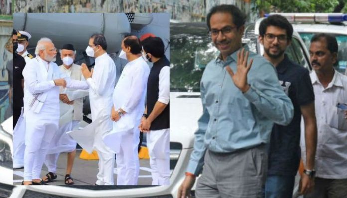 Uddhav and Aditya Thackeray