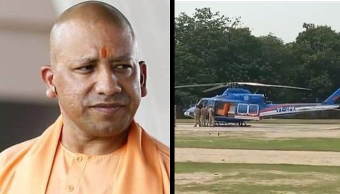 Helicopter carrying UP CM Yogi Adityanath forced to make emergency landing in Varanasi