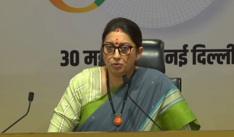 ‘Congress protesting to safeguard Rahul Gandhi’s 2,000 crore properties, not democracy’: Smriti Irani slams ‘Satyagrah march’
