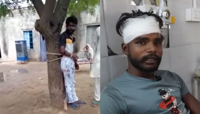 Youth tied to tree in PUnjab