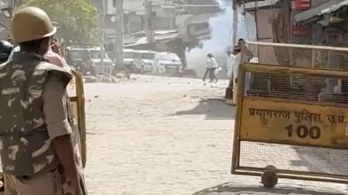 Prayagraj: Islamists pelt stones at police, protest against Nupur Sharma’s remarks on Prophet Muhammad
