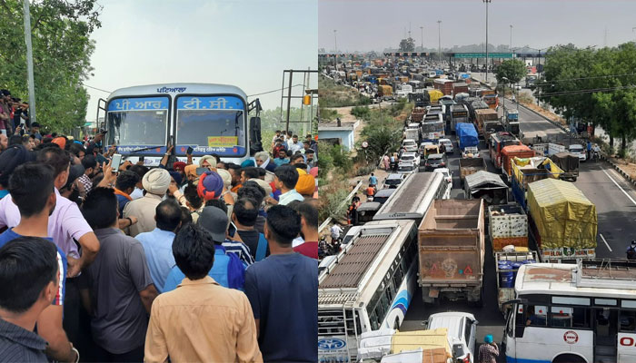 Punjab: Armed robbers loot driver, conductor and passengers of a PRTC bus near Phillaur, angry passengers block Highway