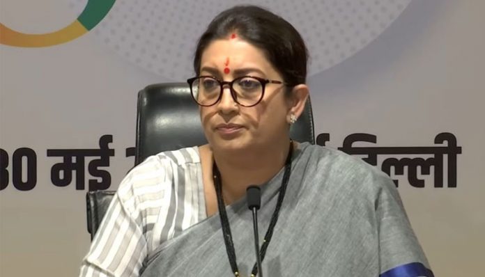 Smriti Irani tabled ten questions for Arvind Kejriwal